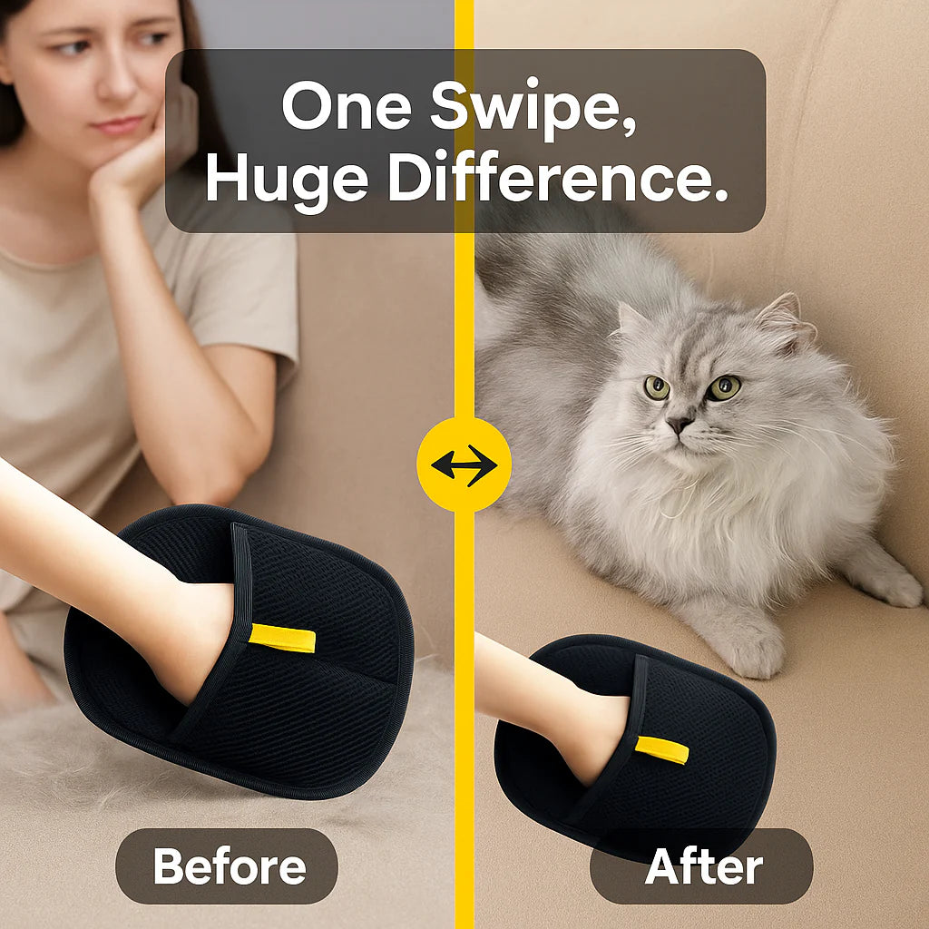 Orvo™ Pet Hair Glove - Groom & De-Shed